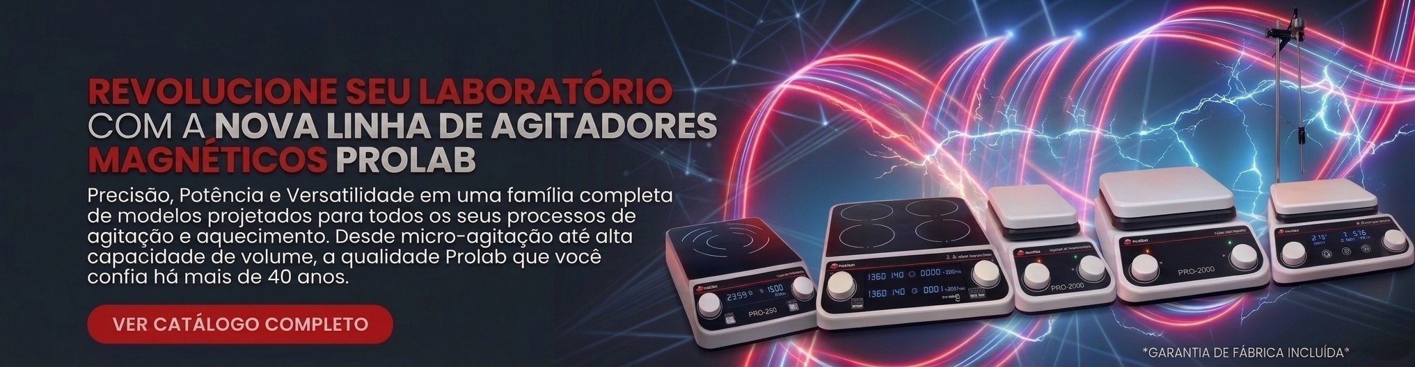 agitador magnético Prolab
