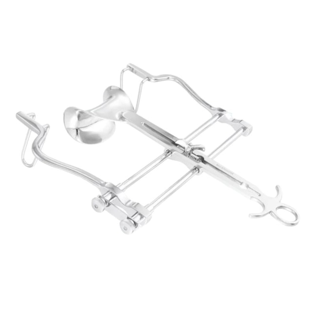 Afastador Baufour Abdominal Com Válvula Curva-39be866b-bc99-4902-a88c-652c701a4bd4