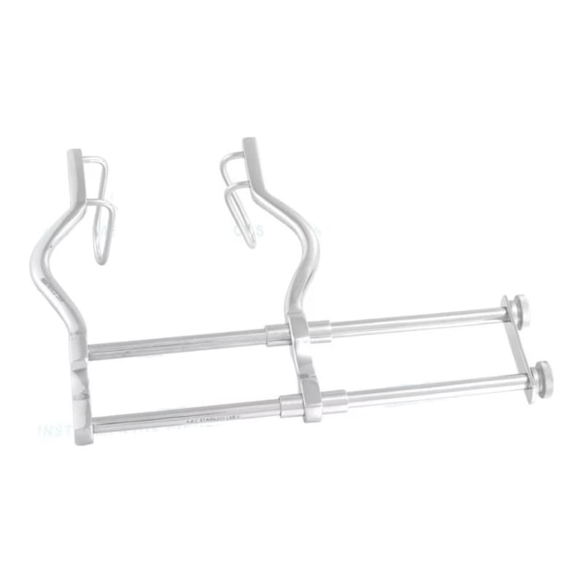 Afastador Gosset Abdominal Com Duplo Barramento 24cm-c55c193b-6299-4415-9884-78466721d4cf