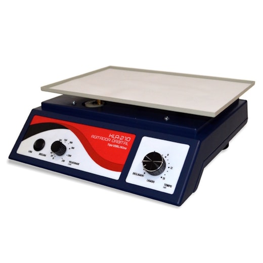 Agitador de Kline Plataforma 31,5 x 21,8cm Velocidade até 210rpm