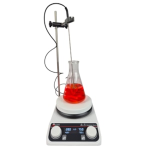 Agitador Magnético 2 Litros Com Aquecimento Digital Sonda de Temperatura PRO-2000HD