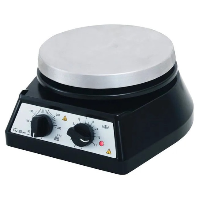 Agitador Magnético Com Aquecimento 10 Litros Plataforma 18 cm 1800rpm Fisatom-254f11a0-8fa6-4589-bdf7-2f2a6f80795c