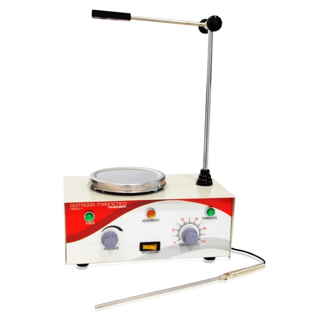 Agitador Magnético Com Aquecimento 2 Litros Plataforma 12,5cm 2400rpm-771c78be-39b3-4a15-9087-3f37ecad03ea