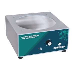 Agitador Magnético Sem Aquecimento 10 Litros Plataforma 15cm 3000rpm