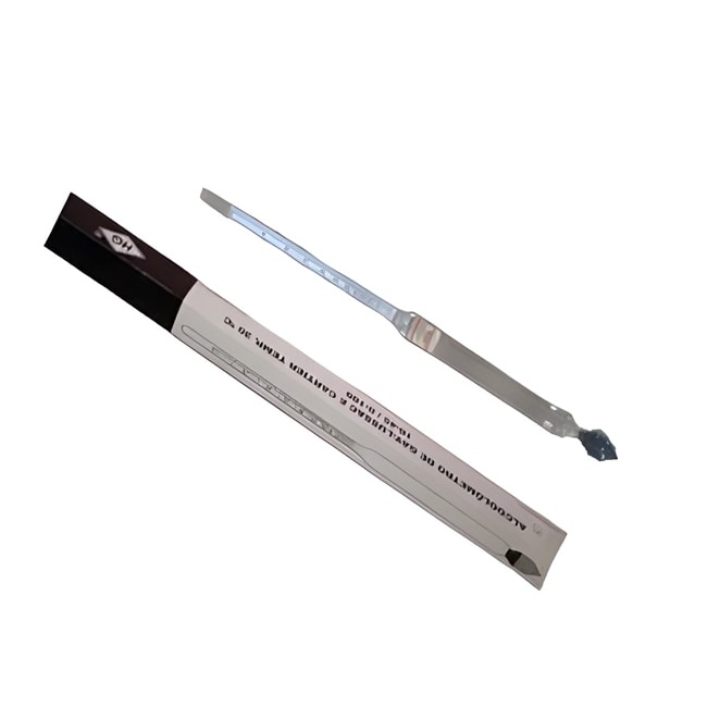 Alcoometro Gay Lussac Cartier 10-45 Sem Termômetro 0-100-4e2ae7d7-38c5-4bee-855f-50b6d9d2afde