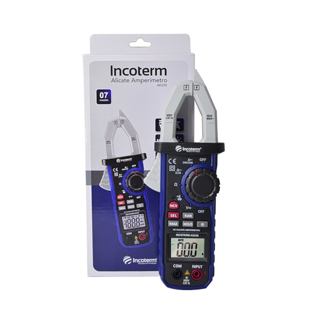 Alicate Amperimetro Digital Incoterm AD230-544ac80a-c1df-4dfb-a42c-b676b3163c33
