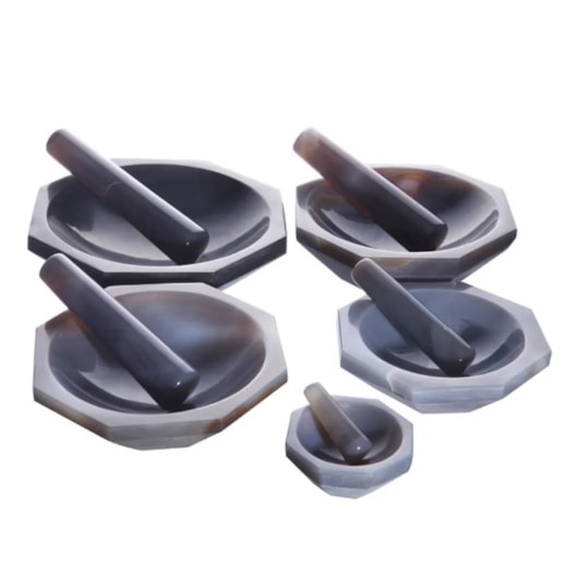 Almofariz de Ágata com Pistilo 350ml