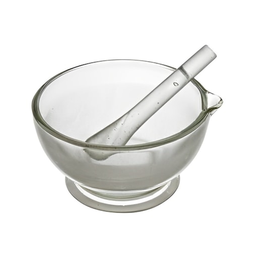 Almofariz De Vidro Com Pistilo 125ml