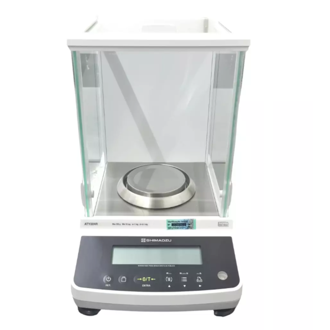 Balança Analítica 220gr 0,1mg (0,0001g) Unibloc  ATY224 Shimadzu-414a5989-6ec0-4cca-8b5d-1987c717772b