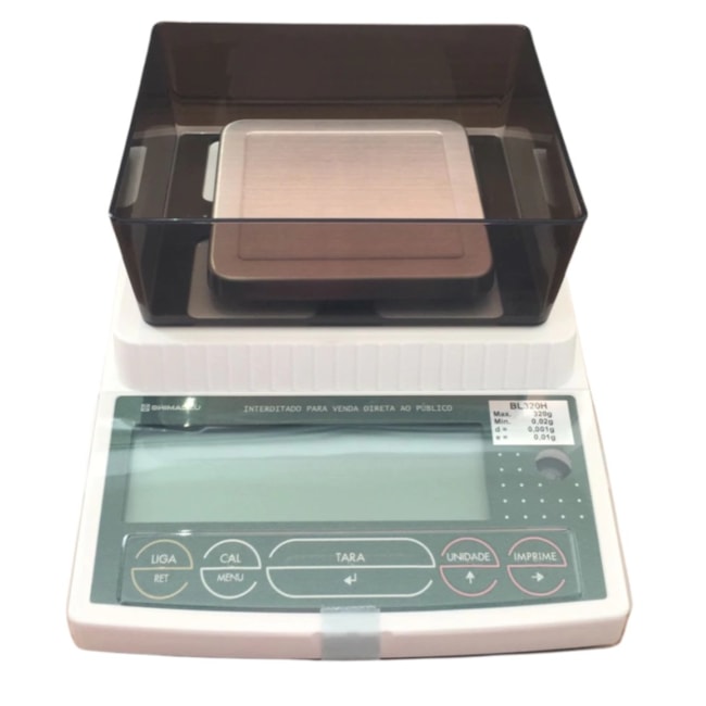 Balança Semi Analítica 320gr Com Divisão de 0,001gr BL320H Shimadzu-20e45c18-9723-43b5-bf6f-2d20666630c0