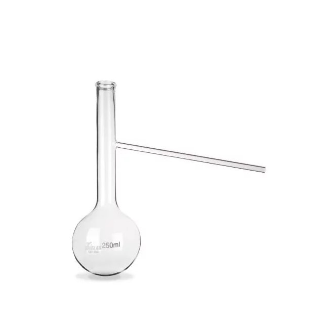 Balão De Destilação Com Saida Lateral  500ml-75da946e-9ded-42ad-9577-9b805580d127