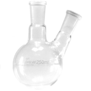 Balão Fundo Chato Com 2 Juntas 50ml