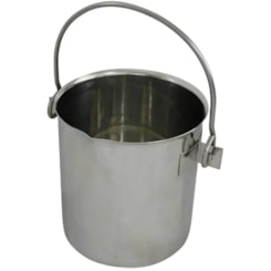 Balde de Aço Inox 10 Litros 22x30cm