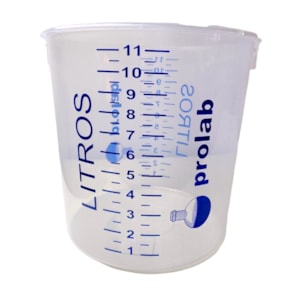 Balde Graduado de Plástico