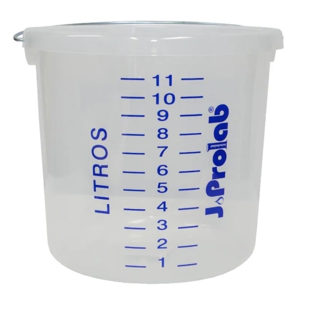 Balde Graduado de Plástico Com Bico 12 Litros-b052eff2-4ac4-4445-9bdd-8ac9b1be96ac