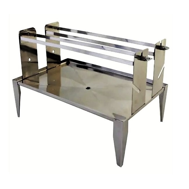 Bandeja Para Corar Lâminas Dupla de Aço Inox-1b2d565a-99f5-4d95-b0a3-06c4237e1245