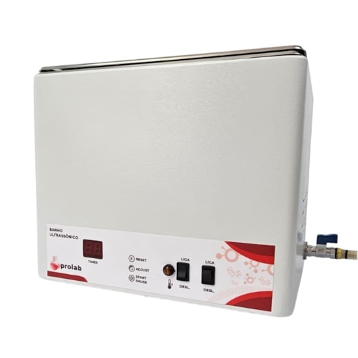 Banho de Ultrassom Com Aquecimento 10 Litros