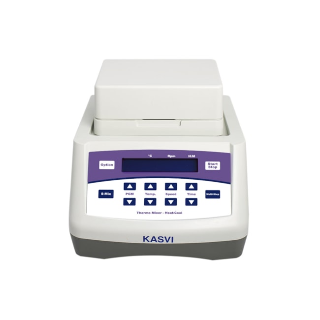 Banho Seco Com Agitação Aquecimento e Resfriamento 0 a 100ºC Para 1 Bloco Kasvi-a486f59d-e35f-4d83-aebe-8c82d21ebc12