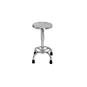 Banqueta em Aço Esmaltado Giratório Redondo 30cm