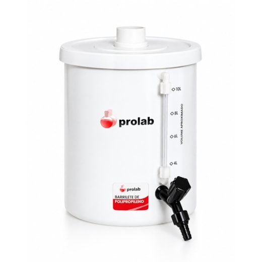 Barrilete em Polipropileno 10 L Prolab