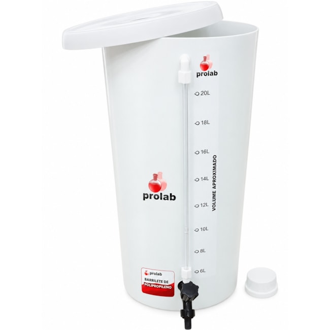Barrilete em Polipropileno 20 L Prolab-cc390a4e-2131-43f4-aeb5-9681353de818