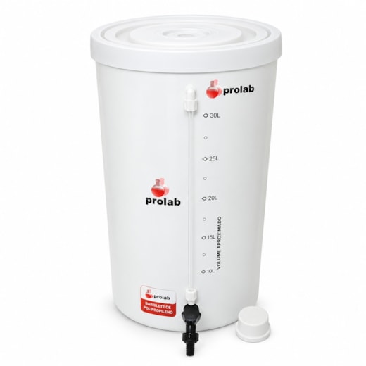 Barrilete em Polipropileno 30 L Prolab