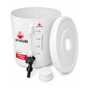 Barrilete em Polipropileno 5 L Prolab