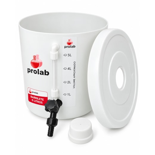 Barrilete em Polipropileno 5 L Prolab