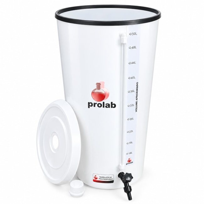 Barrilete em Polipropileno 50 L Prolab-15a5bc77-7199-47fb-a55a-275e45ab99da