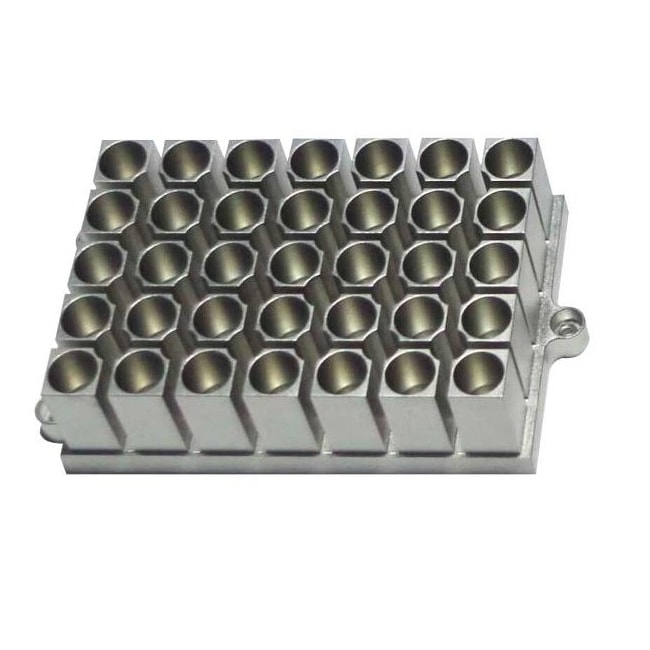 Bloco Para Banho Seco Kasvi Para 35 Tubos De 1,5 ml-d5087cd3-107a-419a-b4d3-d3dd1f32c416