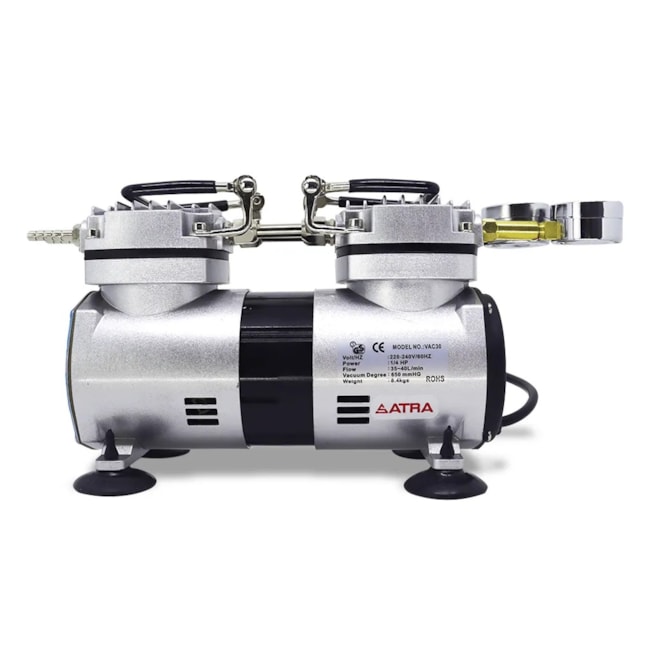 Bomba de Vácuo e Compressor  Isento de Óleo  Vácuo Final 650 mmhg-7c8c04d4-9485-404d-9834-fe8787c7cb73