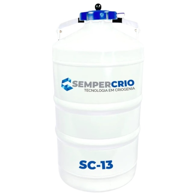 Botijão Criogênico 12,7 Litros Bocal 70mm SC-13-ca971f5f-2232-4417-bed7-62dccefaa7c0