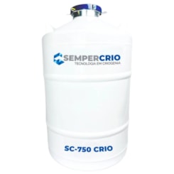 Botijão Criogênico 50 Litros Bocal 120mm SC-750-CRIO