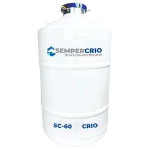 Botijão Criogênico 60 Litros - Bocal 50.8mm SC-60I