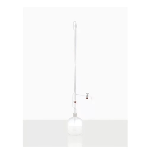 Bureta Automática Com Torneira de Vidro Capacidade 10ml - Graduação: 1/20