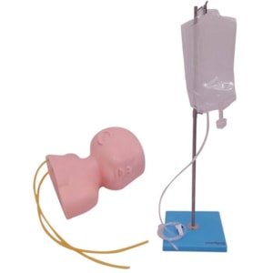 Cabeça Pediátrica para Treino de Punção Venosa