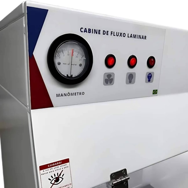 Cabine De Fluxo Laminar Metalica Compact 81x59x88cm-45bf9968-7390-45b8-81b1-d80e7fe9372c