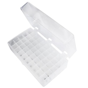 Caixa Para 50 Microtubos de 1,5 a 2,0ml Transparente