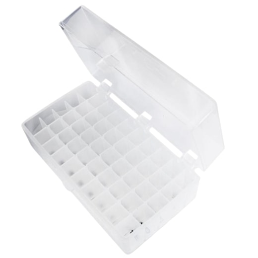 Caixa Para 50 Microtubos de 1,5 a 2,0ml Transparente