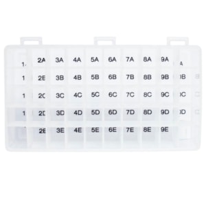 Caixa Para 50 Microtubos de 1,5 a 2,0ml Transparente