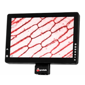 Câmera Digital Para Microscópio Com Tela LCD