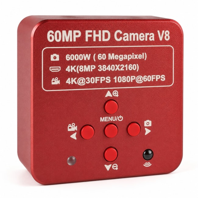 Câmera Para Microscópio 60mp 4K Entrada HDMI e USB-6bdbea18-09c4-4bc5-9763-e7b5237ae2d0