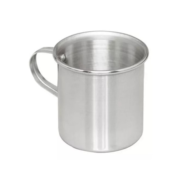 Caneca De Alumínio 250ml 07x07cm-939d1580-18de-4afa-ad32-3726a2f2b739