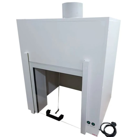 Capela de Exaustão de Gases 150x90x65cm MDF Naval de Alta Resistência