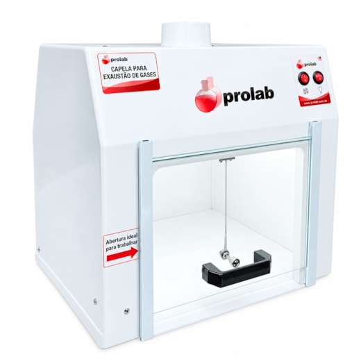 Capela de Exaustão de Gases em Fibra de Vidro 50 cm Prolab