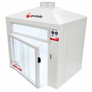 Capela de Exaustão de Gases em Fibra de Vidro 60 cm Porta Bipartida Prolab