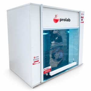 Capela de Fluxo Laminar para Microbiologia 60 cm Porta Vertical Prolab