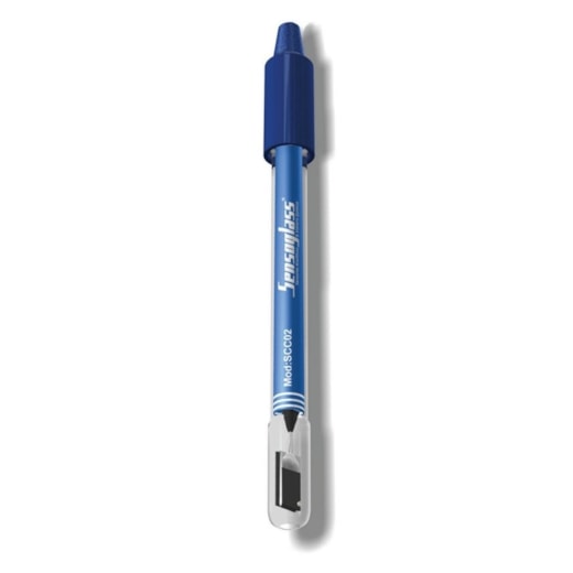 Célula de Condutividade K=0,1 cm Corpo em Vidro Sensoglass SCC02