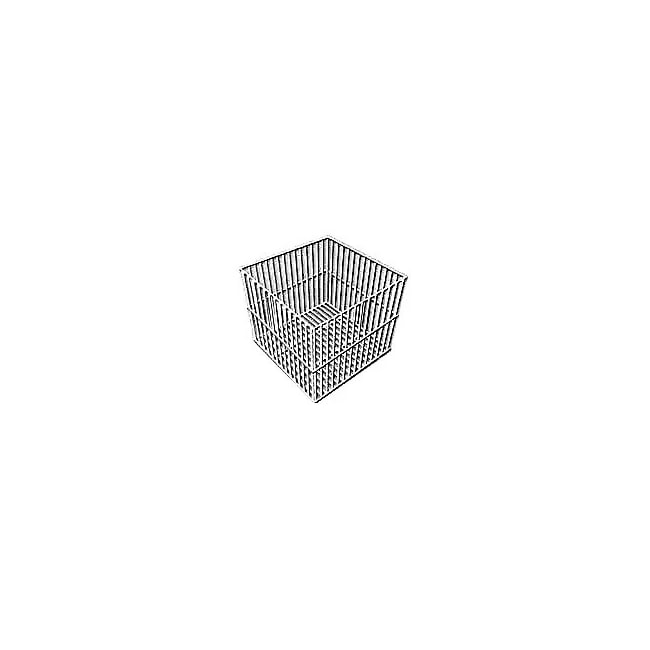 Cesto De Arame Zincado Quadrado 24x24x24cm-28256bff-4f05-40b3-adc6-5236718efbfb