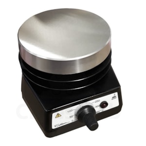 Chapa Aquecedora 10cm de Diâmetro Em Alumínio Temperatura 50 a 320ºC Fisatom